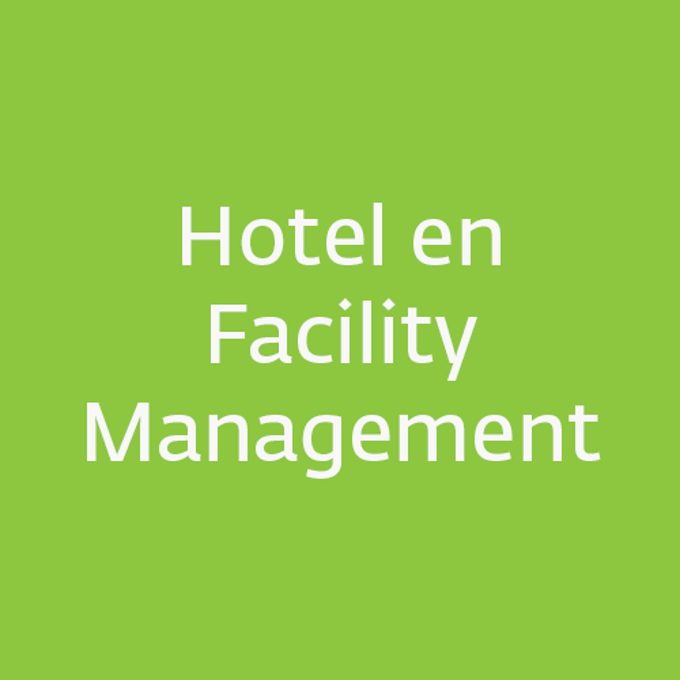 Hotel en Facility Management loading=