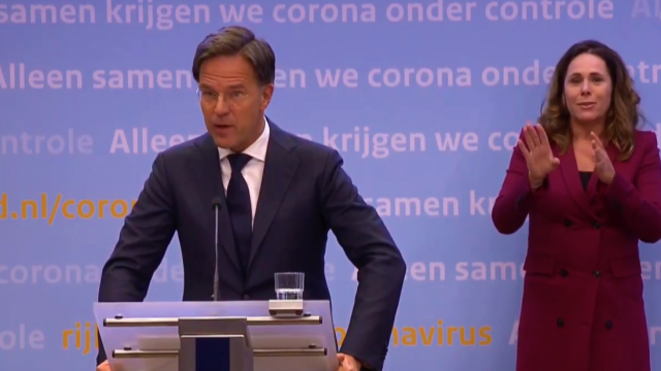 Corona Update Persconferentie Premier Rutte