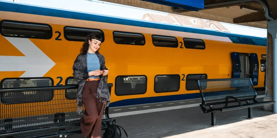 Trein Station MaastrichtBord Zuyd Hogeschool Internationaal