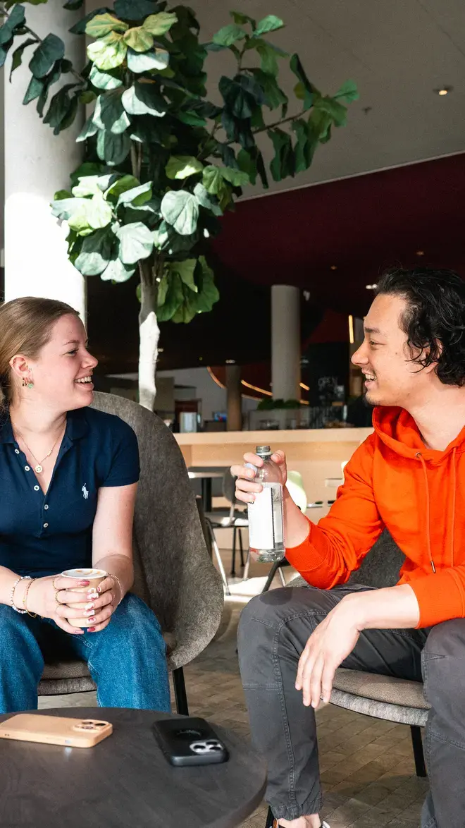 Gesprek Lounge Planten Zuyd Hogeschool Sittard