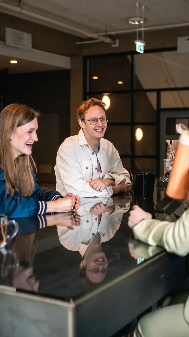 Balie Gesprek DrieStudenten Zuyd Hogeschool Heerlen