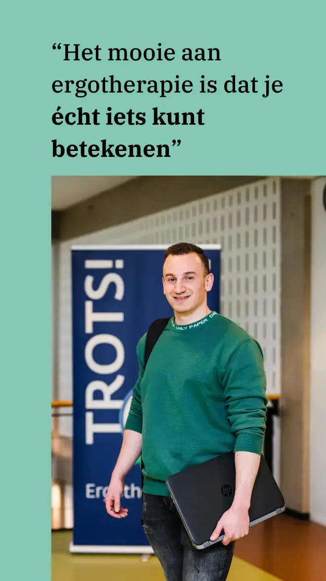 Ergotherapie Zuyd Hogeschool oud student vertelt