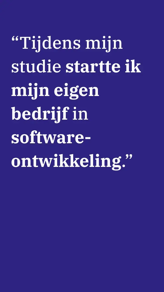 HBO-ICT oud student quote