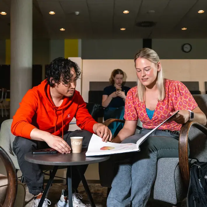 Samenwerken Studenten Laptop Zuyd Hogeschool Sittard