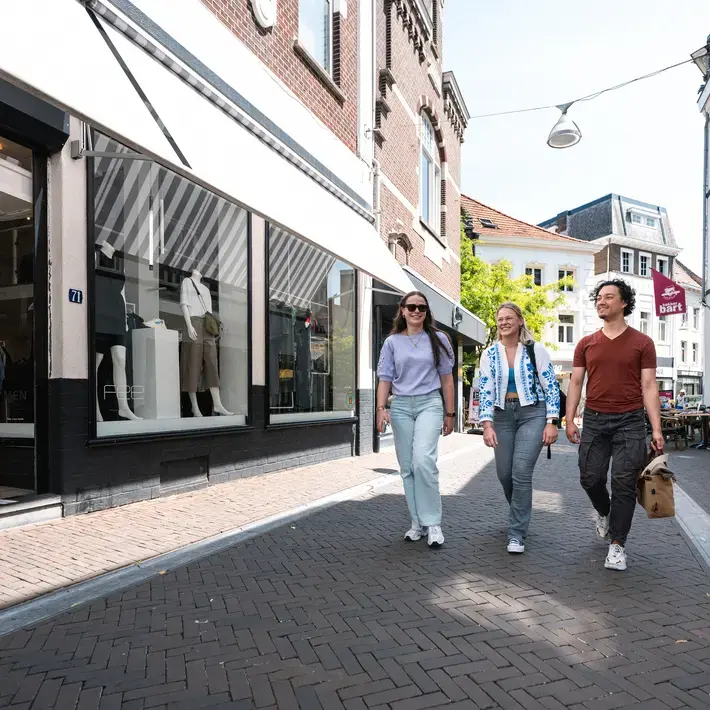 Winkelstraat Lopen Kinderwagen Zuyd Hogeschool Sittard