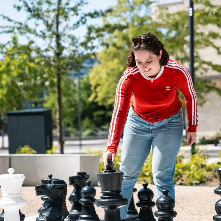 Schaakspel Lachend Spelen Zuyd Hogeschool Heerlen