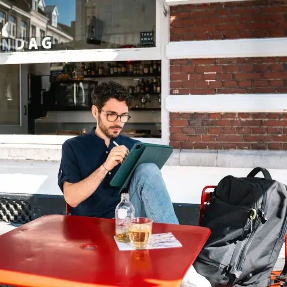 Terras Solo Glimlach Zuyd Hogeschool Internationaal