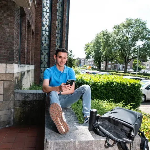Terras Zitten Fiets Zuyd Hogeschool Maastricht