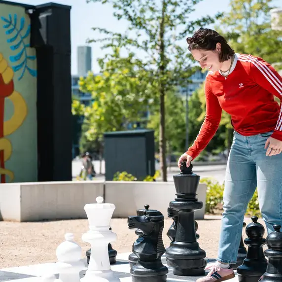 Schaakspel Buiten Spelen Zuyd Hogeschool Heerlen