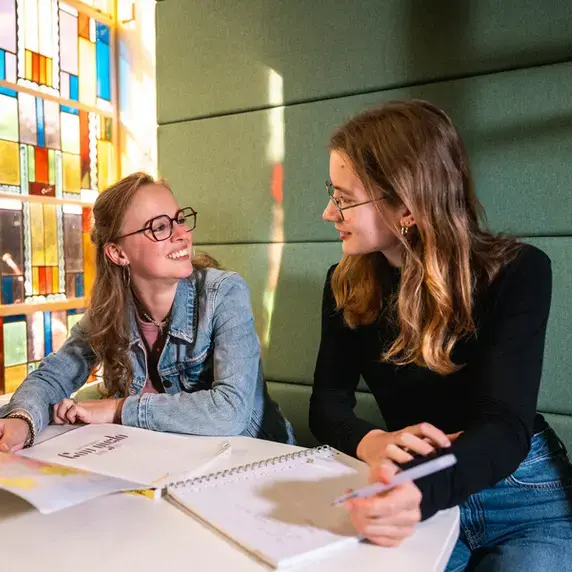 Vertaalacademie studenten aan het werk