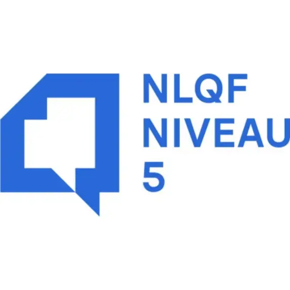 NLQF niveau 5 logo vierkant blauw Zuyd Professional