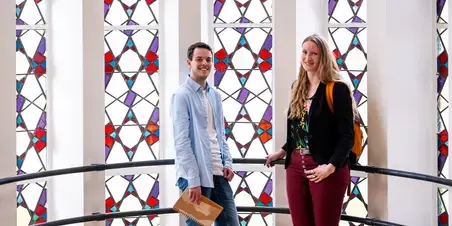 Vertaalacademie studenten glas in lood