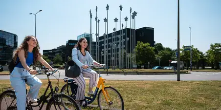 Fiets Stad SamenPraten Zuyd Hogeschool Internationaal