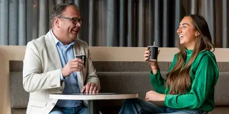 Communicatie tussen twee professionals