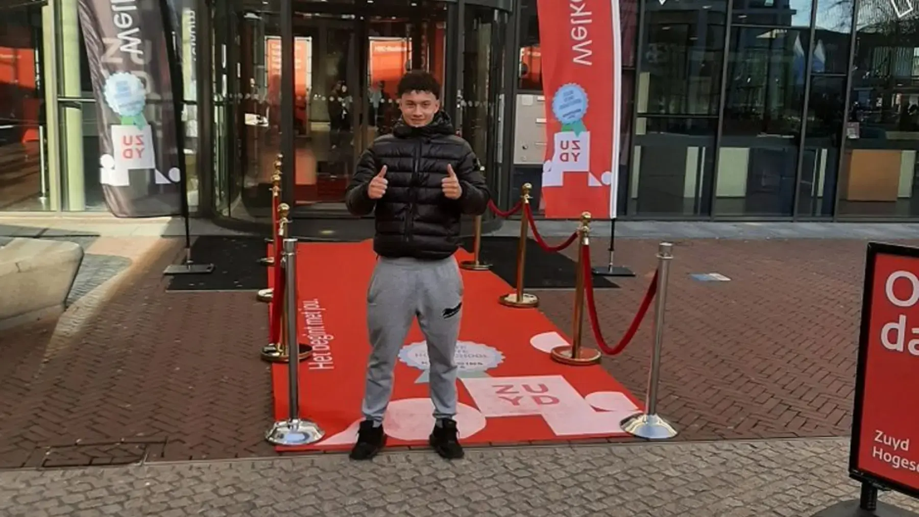 Dean bij open dag nov 2025