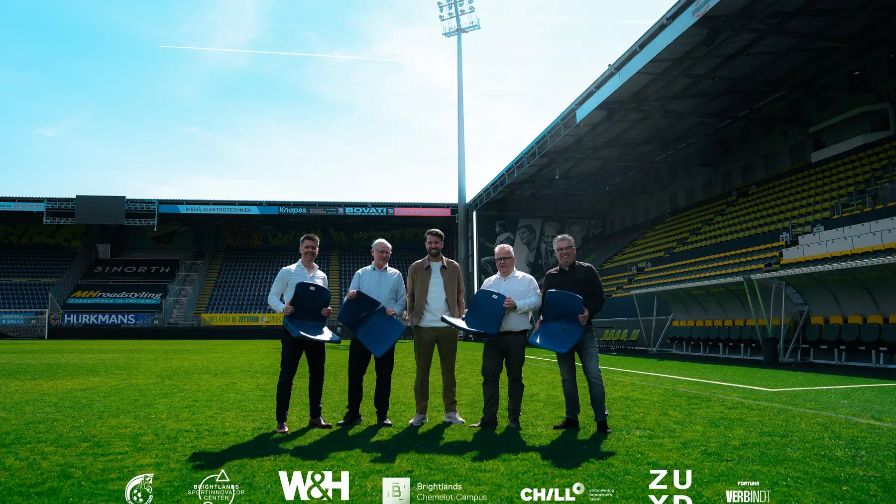 Regionale samenwerking onderzoekt circulaire tribunestoelen voor stadions 