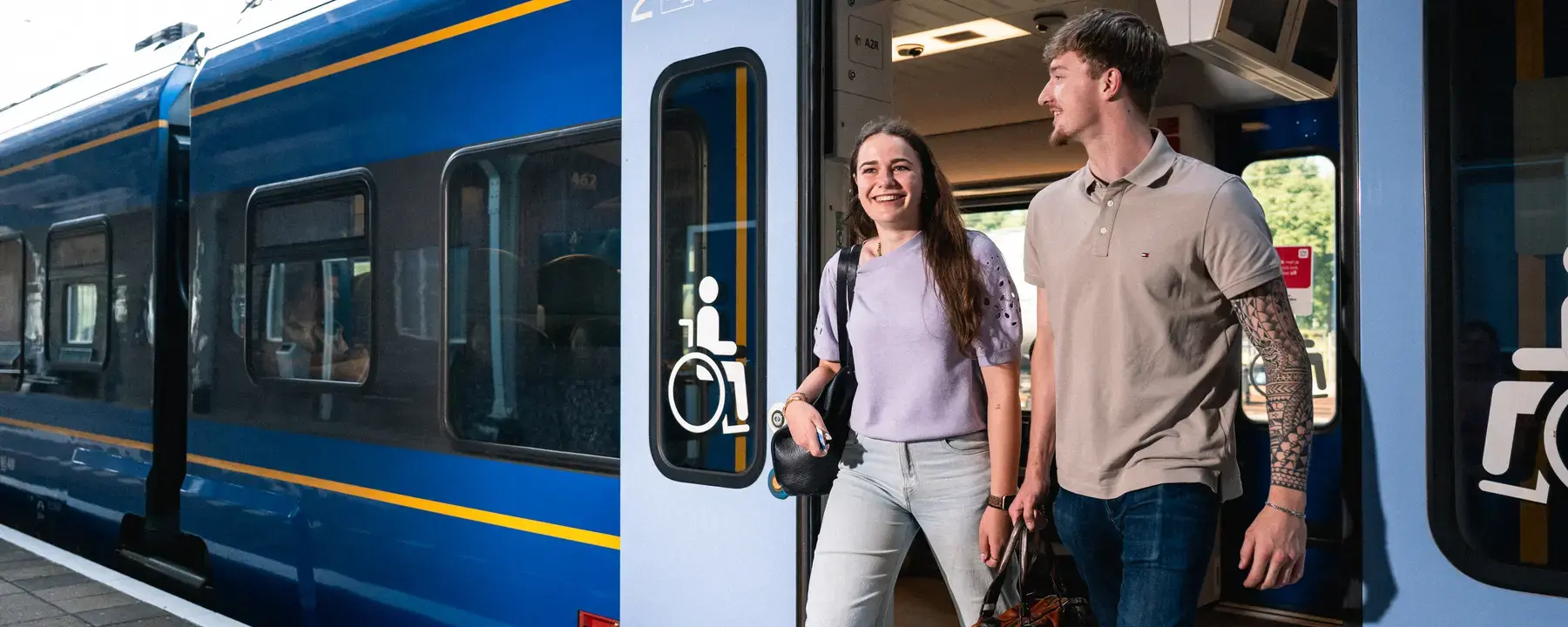 Trein Instappen Rolstoelpictogram Zuyd Hogeschool Sittard