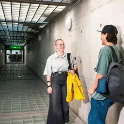 Gang Gesprek Lachend Zuyd Hogeschool Maastricht