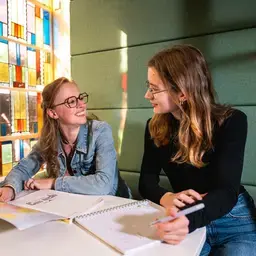 Vertaalacademie studenten aan het werk